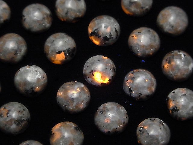 Yooperlite Runde Cabochon 10x10mm 1Stück