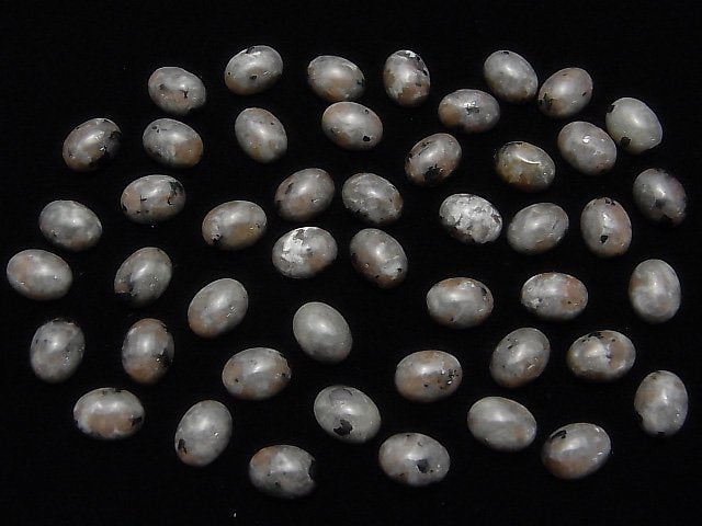 Yooperlite Ovaler Cabochon 8x6mm 1Stück