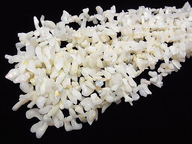 Äthiopischer Opal AAA- Grober Nugget halb oder 1Strang Perlen (ca. 15 Zoll / 38 cm)