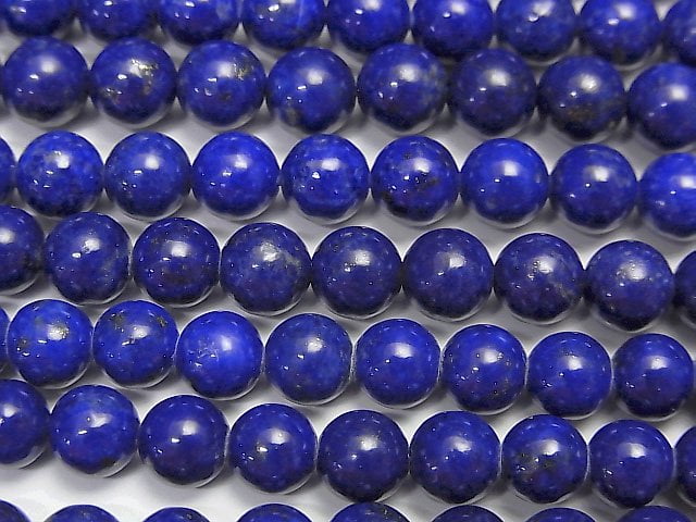 青金石 AAA 圓珠 6mm 1/4 或 1串珠子 (約15英吋 / 38公分)