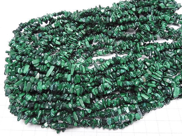 Malachite Chips (Small Nugget ) 1strand beads (aprx.31inch/78cm)