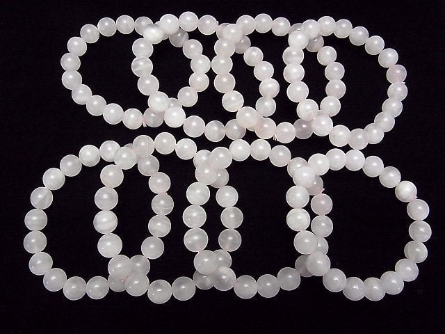 Mangan-Kalkstein AA++ Rund 10mm Armband