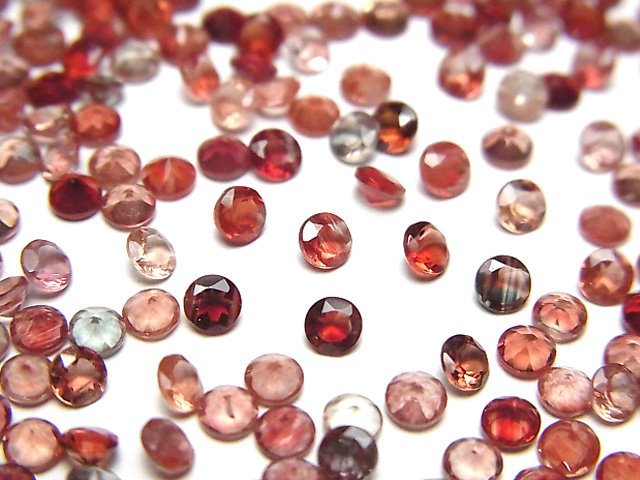 高品質安山石 AAA+ 裸石 圓刻面 3x3mm 10顆
