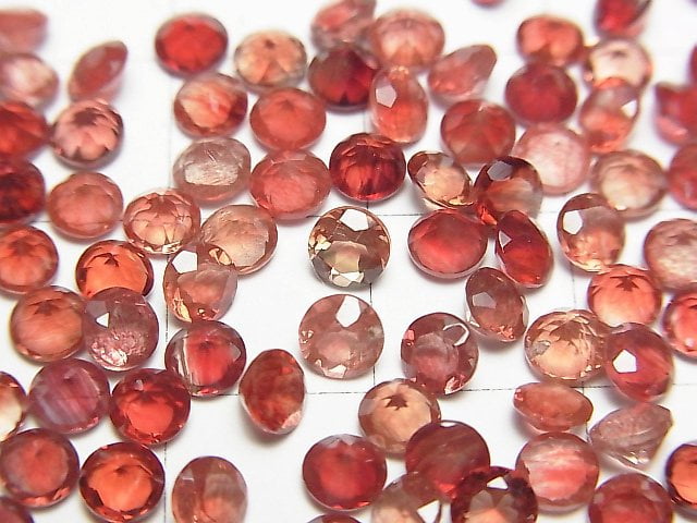 高品質安第斯石 AAA+ 圓形刻面裸石 4x4mm 5顆裝