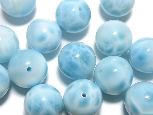 海紋石(拉利瑪)方解石 AAA 圓珠 12mm 1顆