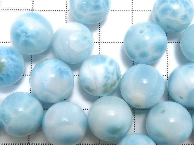 海紋石(拉利瑪)方解石 AAA 圓珠 12mm 1顆