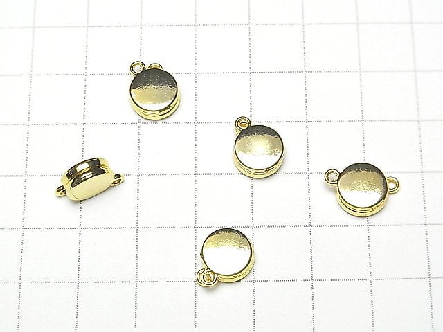 Metall Sprungring mit Magnetverschluss 14x9mm Gold 2 Paare
