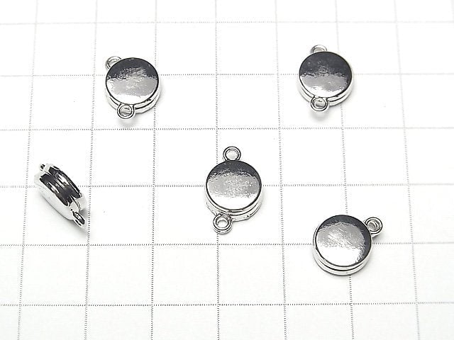 Metall Sprungring mit Magnetverschluss 14x9mm Silber 2 Paare