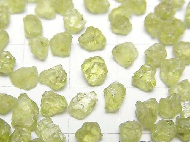 Peridot Undrilled Small Size Rough Rock Nuggets (Chips) 100 grams