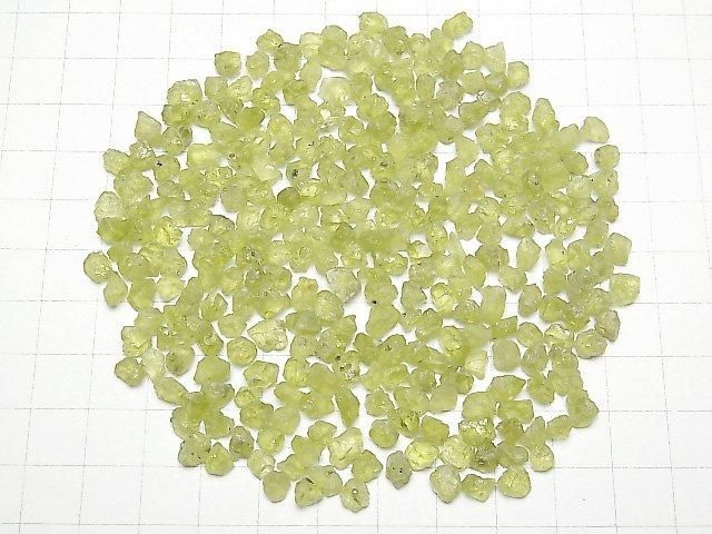 Peridot Undrilled Small Size Rough Rock Nuggets (Chips) 100 grams