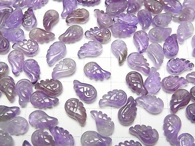 Amethyst AA++ Angel Wing 10x6mm 3pcs