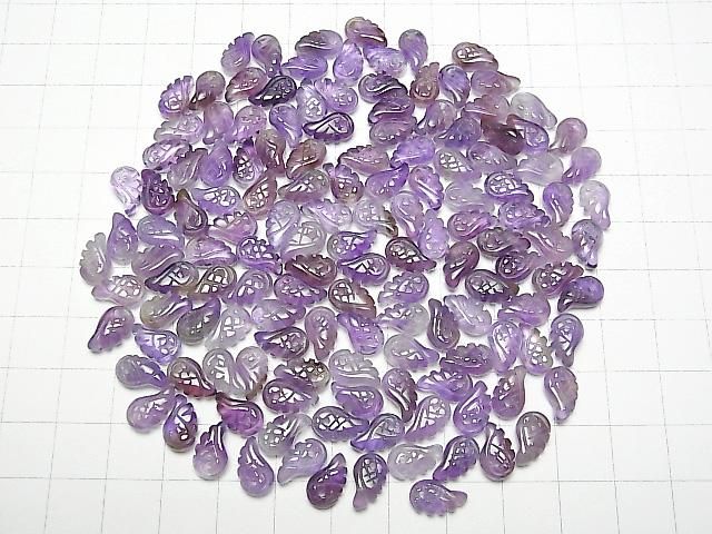 Amethyst AA++ Angel Wing 10x6mm 3pcs