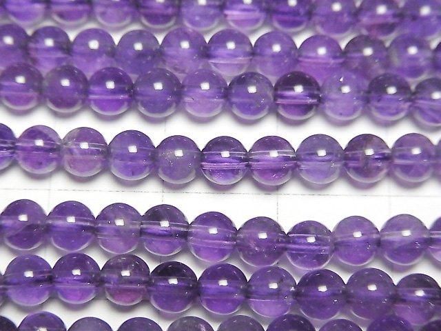 紫水晶 AA++ 圓珠 4.5mm 1串(約15英吋/37公分)