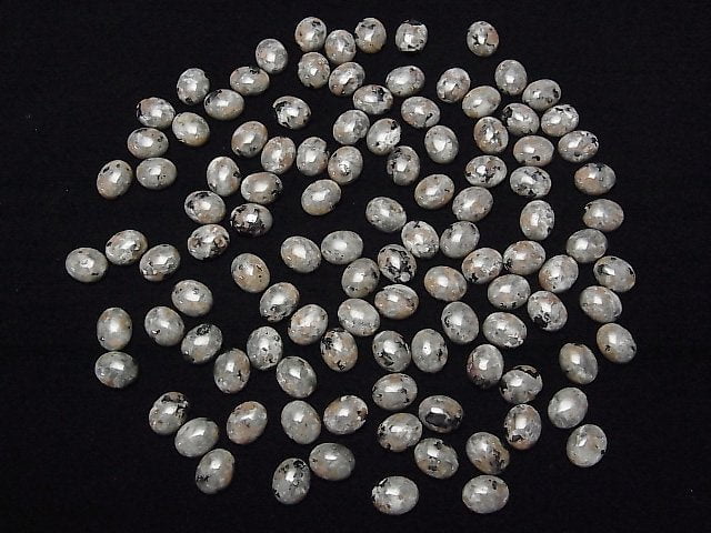 Yooperlite ovaler Cabochon 10x8mm 1 Stück
