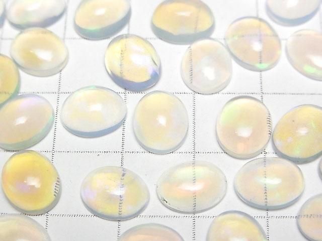 High Quality Ethiopian Opal AAA Oval Cabochon 10x8mm 2pcs