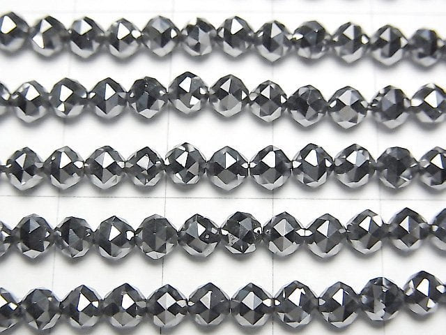 2pcs $11.79! Terahertz Triangle Faceted Round 4mm 1strand beads (aprx.15inch / 37cm)