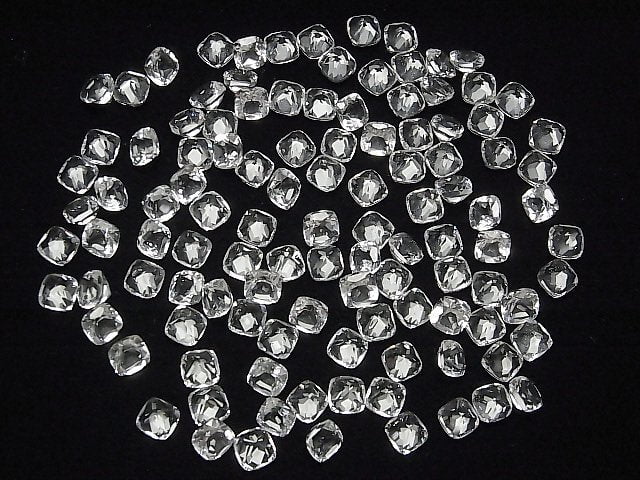 Hochwertiger Kristall AAA lose Steine quadratisch facettiert 6x6mm 5 Stück