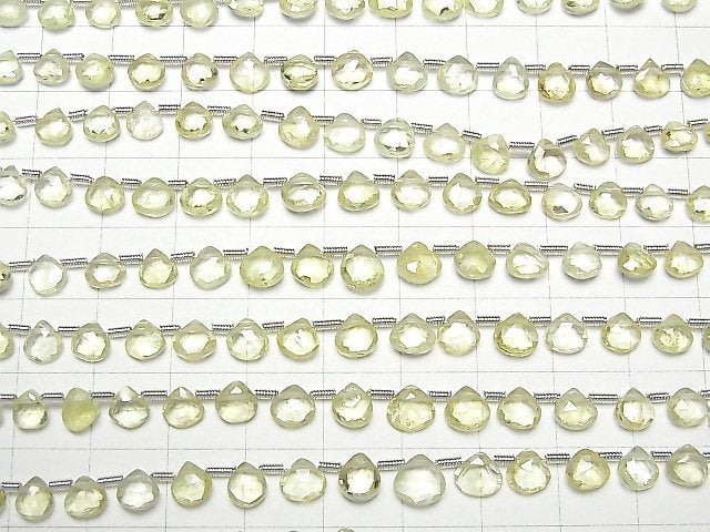 Hochwertiger Chrysoberyll AAA Kastanie facettiert Briolette halb oder 1 Strang Perlen (ca. 7 Zoll / 18 cm)