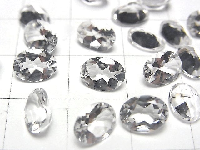 高品質丹泉石 AAA 橢圓刻面裸石 8x6mm 1顆