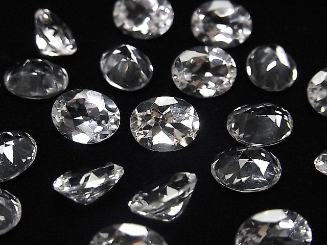 Hochwertiger Danburit AAA lose Steine oval facettiert 10x8mm 1Stück