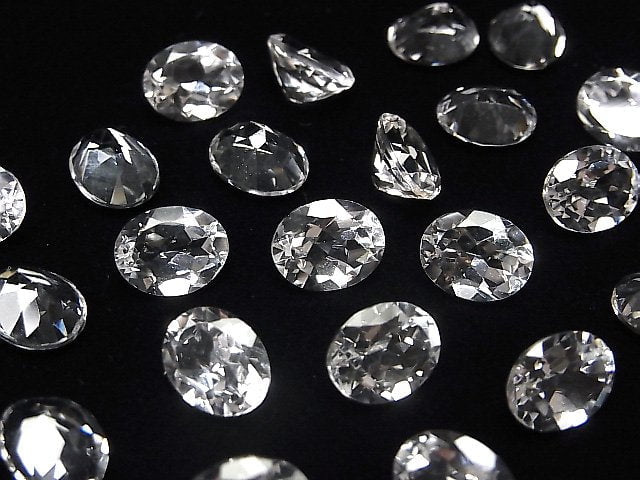 Hochwertiger Danburit AAA lose Steine oval facettiert 10x8mm 1Stück