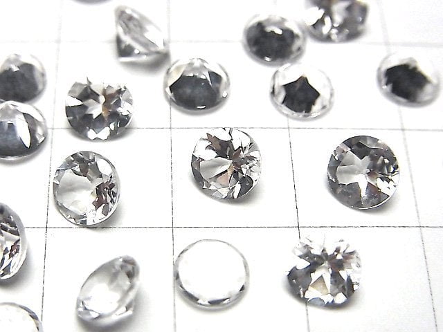 高品質丹泉石 AAA 裸石 圓形刻面 6x6mm 1顆