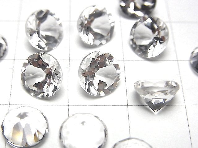 高品質丹泉石 AAA 裸石 圓刻面 8x8mm 1顆