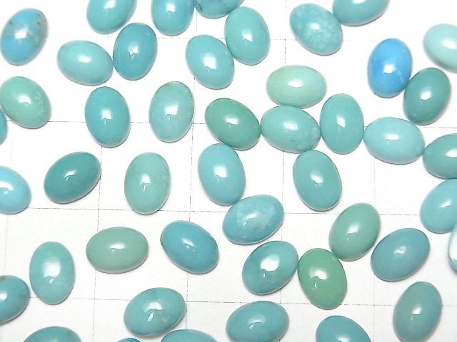 Arizona Kingman Türkis AAA- Oval Cabochon 7x5mm 5Stück