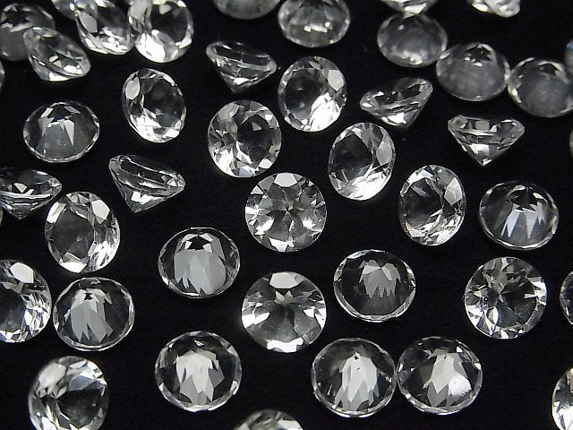 Hochwertiger Petalit AAA Lose Stein Rund Facettiert 8x8mm 1Stück