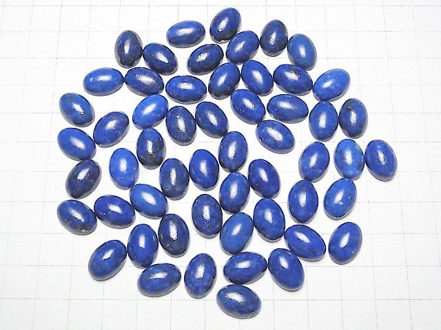 Lapislazuli AA++ Oval Cabochon 14x10mm 3 Stück