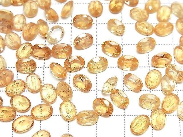 高品質帝王托帕石 AAA - 裸石 橢圓形刻面 8x6mm 2顆