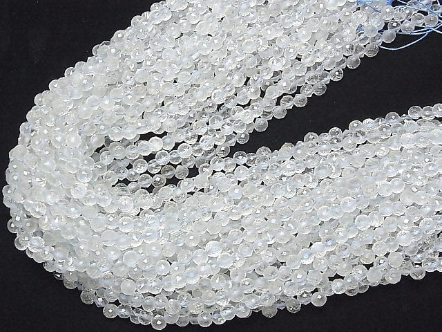 Hochwertig! Natürlicher Weißer Topas AA++ Zwiebel Facettierte Briolette 6x6x6mm halb oder 1 Strang Perlen (ca. 15 Zoll / 37 cm)