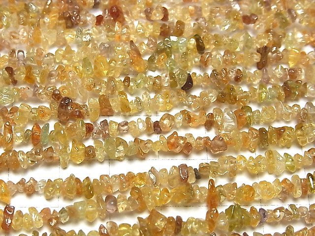 Natural Multicolor Zircon AA++ Chips (Small Nugget) 1strand beads (aprx.33inch / 82cm)