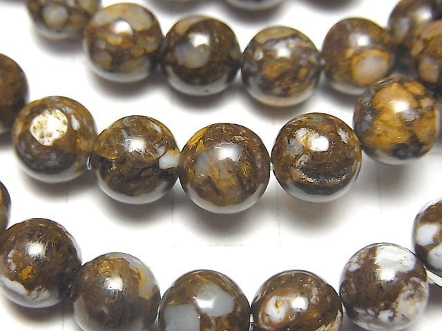 Fire Race Opal Round 8mm Bracelet