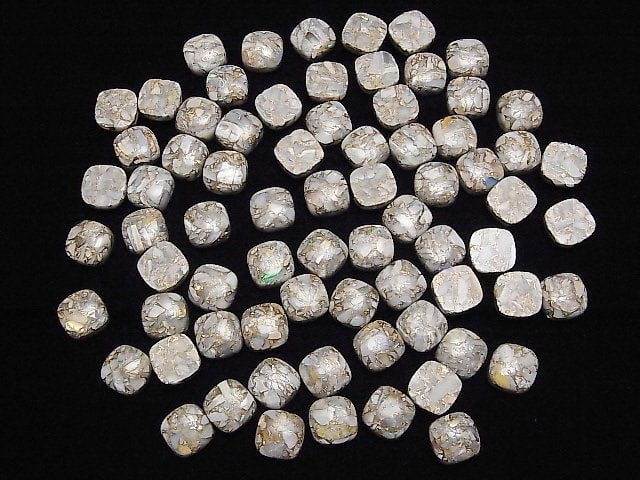 Copper Opal AAA Square Cabochon 10x10mm 2pcs