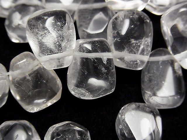Crystal AA++ Faceted Nugget Top Side Drilled Hole 1-strand beads (approx. 15 inches/36 cm)