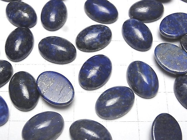 Lapis lazuli AA+ Oval Cabochon 14x10mm 4 Stück