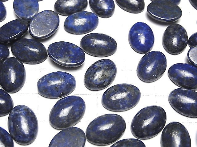 Lapis lazuli AA+ Oval Cabochon 14x10mm 4 Stück