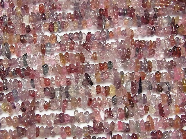 Hochwertige mehrfarbige Spinell AAA- Chips (kleiner Nugget) halb oder 1 Strang Perlen (ca. 34 Zoll / 86 cm)