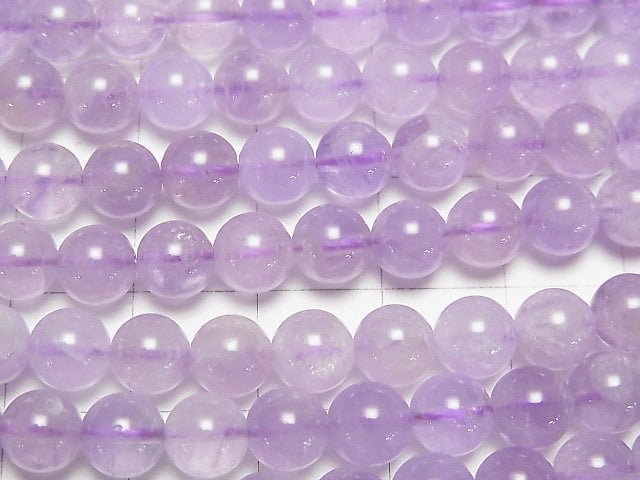 Lavender Amethyst AA++ Round 6mm 1strand beads (aprx.15inch/36cm)