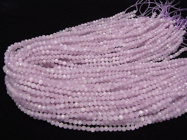 Hochwertig! Kunzit AA++ Facettierte Runde 4mm halb oder 1strang Perlen (ca. 15 Zoll / 37 cm)