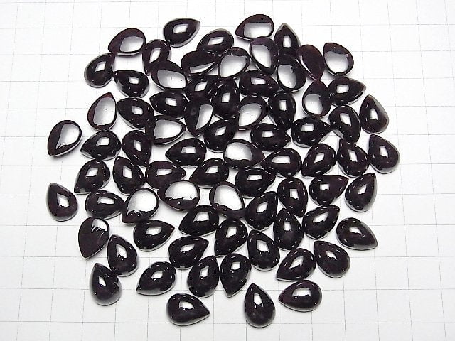 Sterngranat Birnenform Cabochon 14x10mm 1Stück