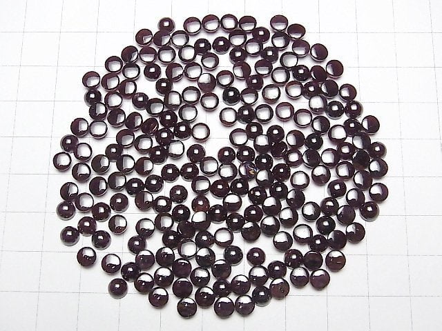 Sterngranat Rund Cabochon 5x5mm 5 Stück