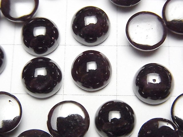 星石榴石圓形凸圓形 8x8毫米 3顆