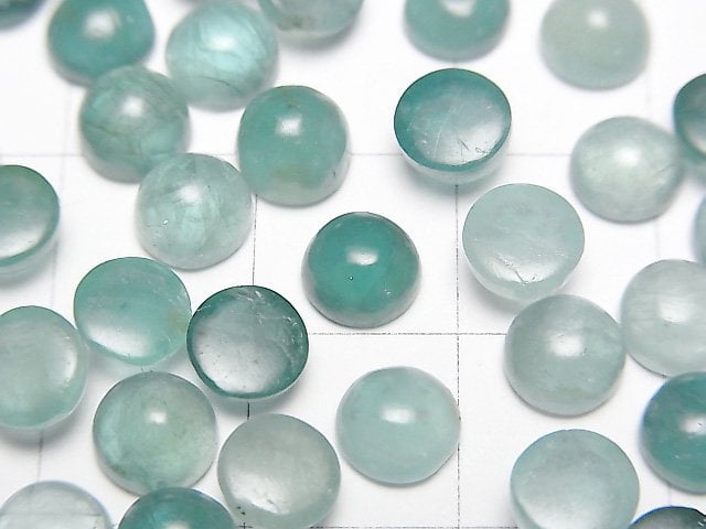 Grandidierite AAA 級 - 圓形蛋面 6x6mm 2 顆