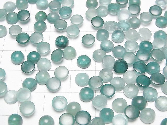Grandidierit AAA- Runde Cabochon 6x6mm 2Stücke