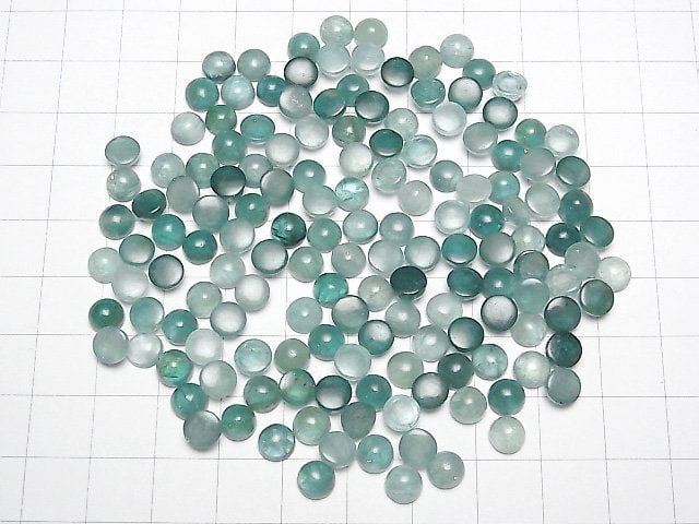 Grandidierit AAA- Runde Cabochon 6x6mm 2Stücke