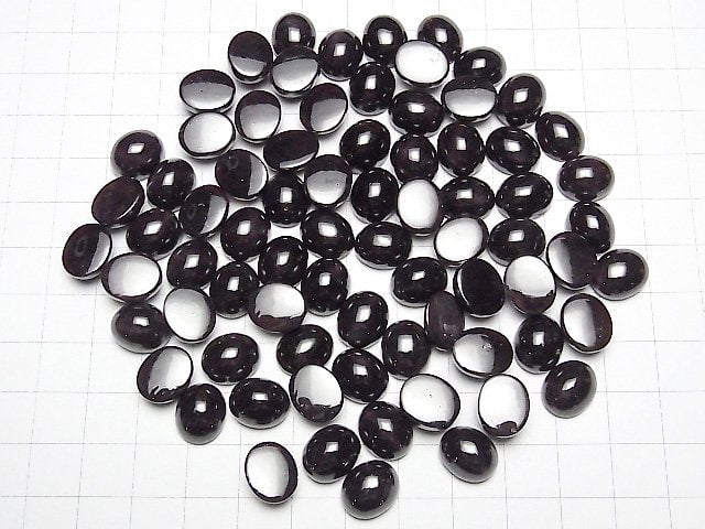 Sterngranat Ovale Cabochon 12x10mm 2Stück