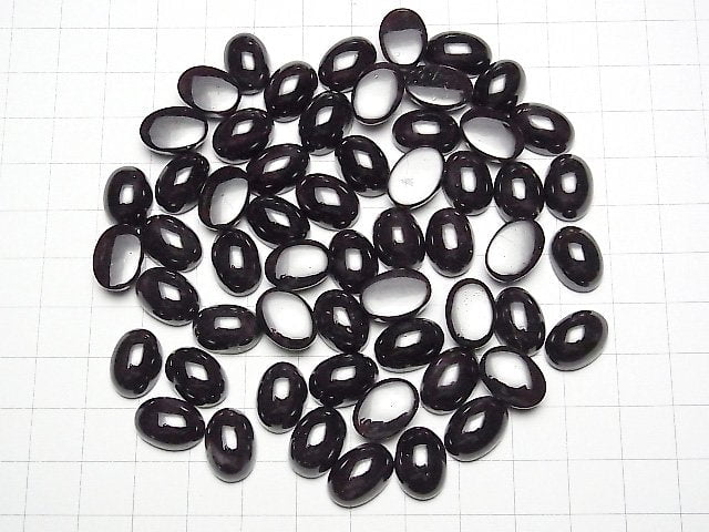 Sterngranat Ovale Cabochon 14x10mm 2Stück
