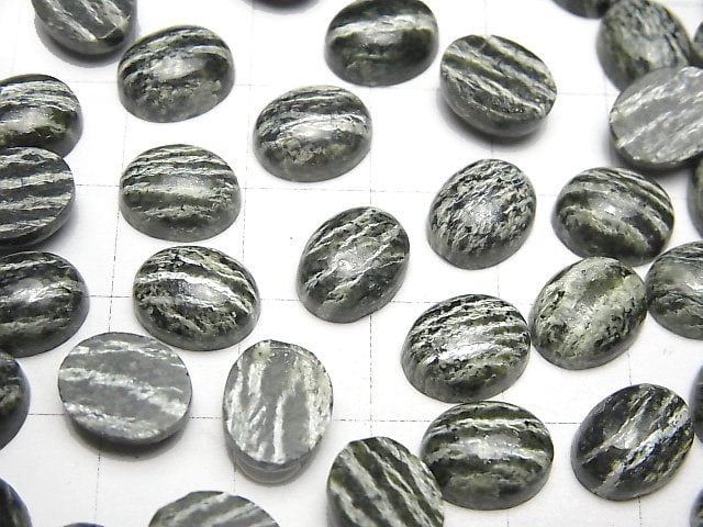 Serpentin AAA ovaler Cabochon 10x8mm 5 Stück